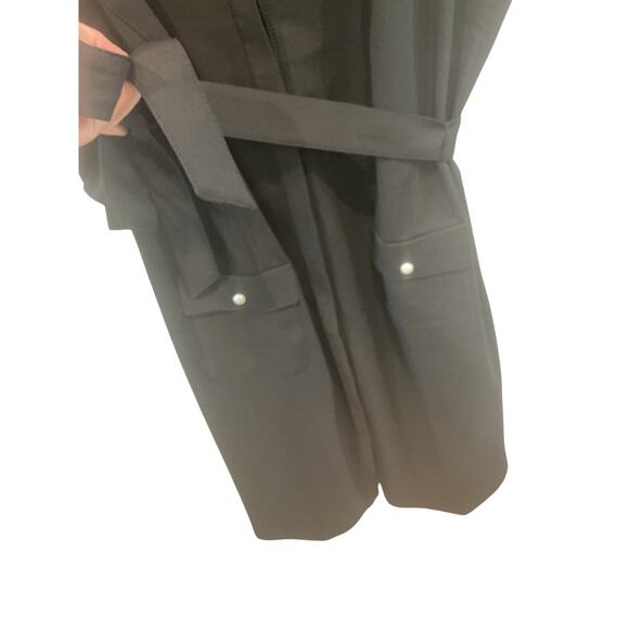 Talbots Womens Shirt Dress Size 14 Black Old Money Business Casual Office NEW - Picture 6 of 10